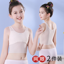 Girls wearing 9-15 years old children during the development of small vests 9-15 years old Primary school girls the first stage of underwear summer breathable
