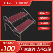 Hotel new semi-insulating II Grade 3 level 4 steel ladders Two layers of stairs Step Step Steps Stage Steps