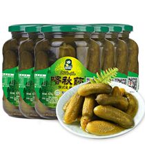  Northeast specialty Katyusha Russian lactic acid cucumber Lime rock sugar pickled cucumber pickles two flavors optional 6 cans