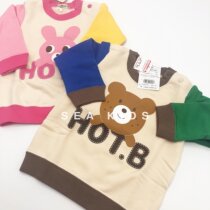 Special spot Japan mikihouse autumn childrens sweater wool ring lining HB series 73-5606-360