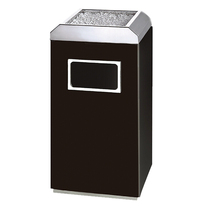 He Chang (HC)black gold steel seat ash bucket Lobby lobby elevator entrance garbage can Creative ash bucket