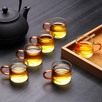  Wanwang with a glass small teacup Single Kung Fu tea master tea cup Tea bowl Single cup tea cup household fair cup