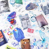 Sweet and cool Daily PET waterproof self-adhesive hand account Magazine wind material sticker decoration small pattern ins Wind hand account sticker