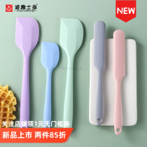 Ken anecdote new product baking squeegee food-grade silicone gel high temperature resistant turning sugar cake cream framed with a side trowel