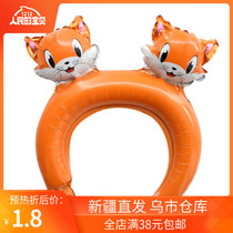 Xinjiang hair band link 2 cartoon cute balloon rabbit ear childrens toys net red hair card birthday party small gifts