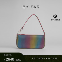 BY FAR Rachel Rainbow Color Bull Leather Armband Bag STICK BAG RETRO SMALL CROWDSOURCED SUPERIOR DESIGN SINGLE SHOULDER WOMAN BAG