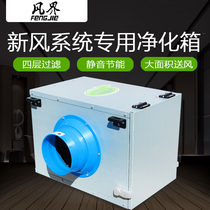 Fresh air system household accessories high efficiency four-layer filter element in addition to formaldehyde air purification box fresh air system filter box