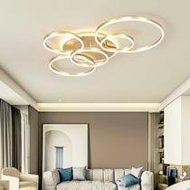 Nordic style lighting fixtures living room headlights modern simple creative personality ceiling lights ring bedroom room lights