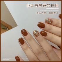 Spring Summer Pumpkin Color Nail Polish Gel 2022 New Internet Red Pop Color Car Cino Caramel Color Medecor Special Store Special