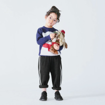 Pear small leisure girl winter big white bear outside wear bottoming knitwear baby children cartoon sweater E64A570