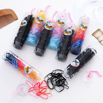 High elastic childrens hair does not hurt disposable rubber band hair rope jewelry female black tie hair circle head rope headdress hair accessories