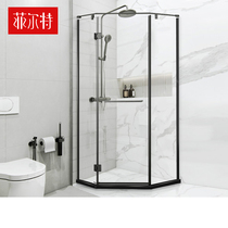 Filte Diamonds type shower room overall toilet dry and wet separation partition bathroom glass door Home washing room