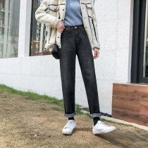 Big Code Lady Monica Jeans Woman 2018 New Autumn Dress Fat Mm Thigh Thick Girl Loose Kharen Pants