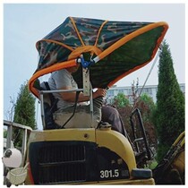 Micro-digging canopy transplanter awning small excavator miniature Four Seasons universal carport clear canopy excavator windshield