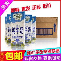 New Zealand full fat pure milk 250ml * 24 boxes full box of New Zealand imported 3 5g protein high calcium