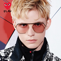 Chuanjiu Baoling new mens sunglasses retro polarized myopia sun glasses female round face Net red 3913