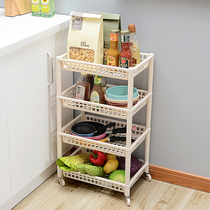 Can and kitchen plastic multi-purpose storage rack bathroom rack washing rack storage rack sewing rack four-story