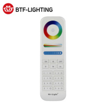 LED light with RGB CCT multifunction smart home remote control for interval independent control 2 4G mise-less regulation