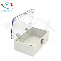 200*120*75mm transparent cover electrical box hinge waterproof box with buckle ABS plastic outdoor junction box