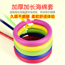 One-footed luminous foot bouncing ball E jumping flashing elastic rotating set foot global childrens toy slipping ball