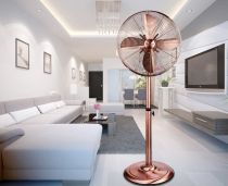 Eurostyle home 16 inch floor electric fan full metal fuselage iron fan retro nostalgia fan antique luxury fan