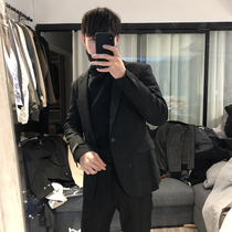 CCJE autumn Hong Kong style retro casual suit mens Korean version of the trend British style single-breasted suit single west top