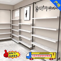 Wall childrens shoe store Shoe rack display rack shop commercial clothing store Shopping mall womens shoe store Wall-mounted shoe rack multi-layer