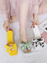 Romantic flowers ins Wind sandals women wear summer new fashion trend Joker non-slip sandals 5016