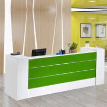 Guiyang front desk reception desk bar cashier welcome table modern minimalist office furniture support customization