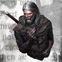 1 12 resin bust on the pedestal 418