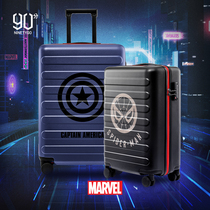 90 Points Marvel United Luggage Men's 20-inch Travel Boarding Case Student Ins Women's 24-inch Trolley Case Spider-Man