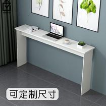 Window writing desk computer table simple modern slit sofa back computer desk small wall narrow table long strip