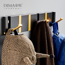 Creative invisible folding clothes hook Wall Wall entry door entrance door Xuanxuan door rear wall light luxury adhesive hook Hook row hook