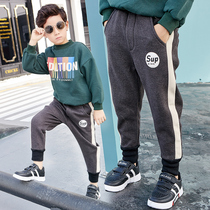 Boys casual pants boys sweatpants autumn trousers corset pants 2021 boys pants small feet tide starry sky Nick