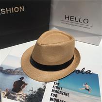 Retro Denim New Woven Male of the Gentleman Middle-aged Man Out Men Grass Hat Summer Sunscreen Man