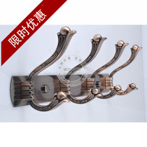 Hole-free wall creative door behind the clothes hook clothes hook wall hanging row hook home wall American hanger hook