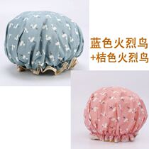 Bath Cap Woman Waterproof Bath Adult Lady Bathing Cap Children Cute Headgear Shower Cap Kitchen Anti-Smoke Hat