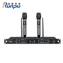 Runpu video conference microphone Wireless microphone One-for-two microphone Professional conference desktop handheld microphone Conference stage KTV speech host microphone