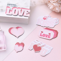 Judys new manual hand tent material LOVE series pre-cut without glue multiple pieces in