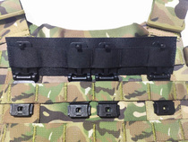 TCmayoyi TC0156-BK Molle shoulder arms Chapter swivel patch board Changeover Plate Tactical Badge wool panel