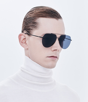 Baosheng new sun glasses men and women simple polarized sunglasses pilot steel wire metal PS7026