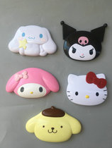 Genuine bulk laurel dog cloth Melody KUROMI Hello Kitty comb mirror set makeup mirror carry-on ornaments