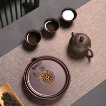 Electric wood pot bearing dry foam table round home tea set accessories Purple Sand Pot Support Tea Cup Toteapot Teapot Cushion Tea Track Zero Fit