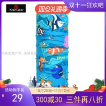 Cheerful outdoor sunscreen breathable turban childrens CoolMax moisture wicking perspiration turban underwater world