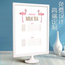 Beauty Salon Project Price List Swing Table Table Card Table Card Table Card Bifacial Display Cards Beauty Nail Embroidered Price Table Design Production Design Making Wall-mounted Wall Poster Custom Advertising Sticker Promotional Painting