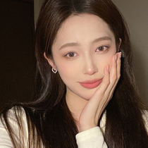 Elegant Diamond Love Earrings Premium Sophisticated Light Luxurious Magnificent Earrings Daily Simple All-match Fine Stud Earrings