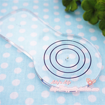 Derivative paper curved gauge Roll paper leveler Creative handmade derivative paper pallet Basic tools DIY paper strip