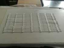 Crewy TV 65M6E original dress light bar 65D5-X2 (7 lights 16 set) 99 into new