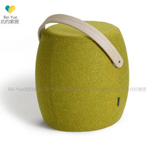 NATO Simple Modern Personality Fabric Handle Barrel Stool Entrance Shoe Changing Stool Living Room Courtyard Bedroom Small Chair