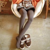 Feather suede 900D thickened with pantyhose female autumn and winter plus suede dud not good for ball vertical stride display slim leg socks with socks